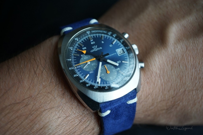 Cadran De Montre Chronographe Lemania - Neuf Avec Défauts - Pour Collection Ou Réparation