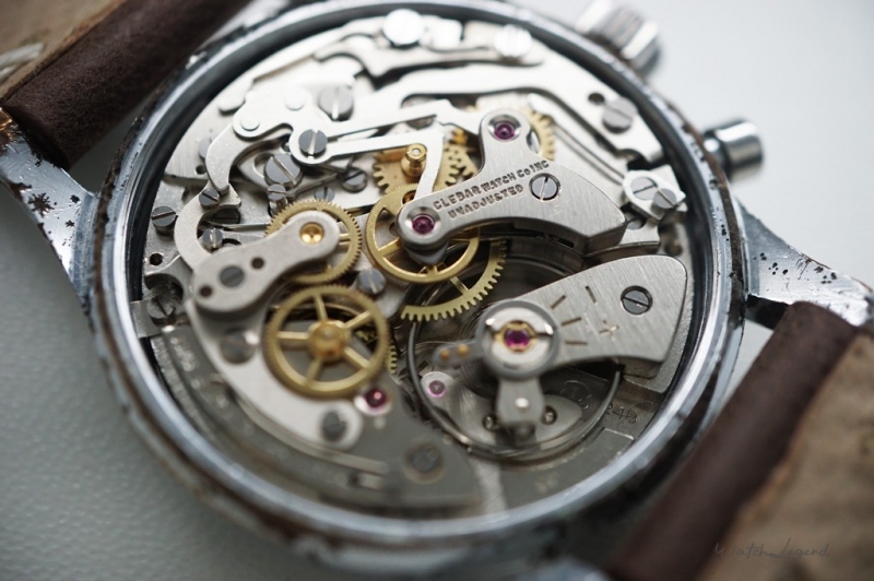 Mouvement Chronographe Landeron 248 Incomplet - Pour Réparation Montre Vintage