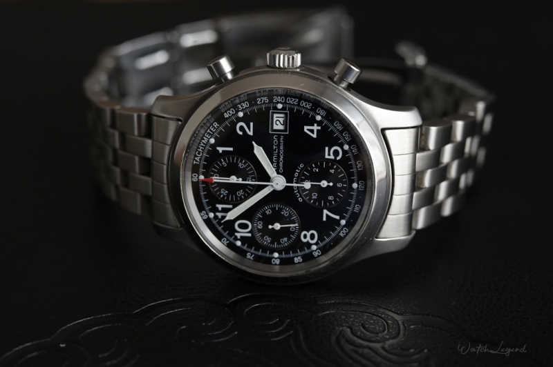 Hamilton khaki field chronograph 3828, valjoux 7750