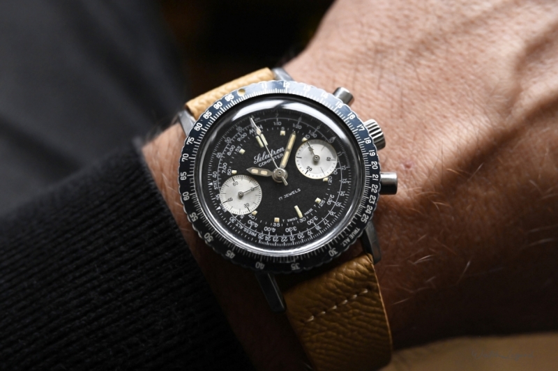 Ollech & wajs Selectron, Valjoux 7733, vintage 70s chronograph