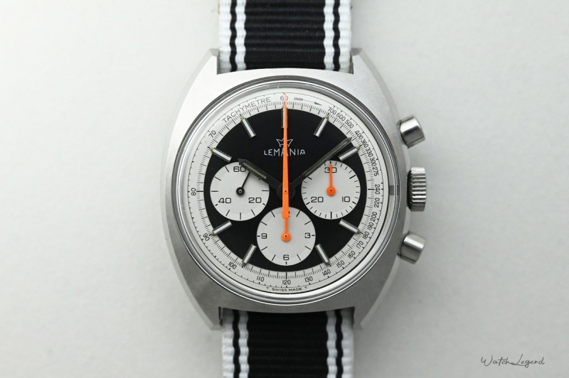 Lemania chronograph, ref. 9655, cal. 1873/omega 861, 1970s